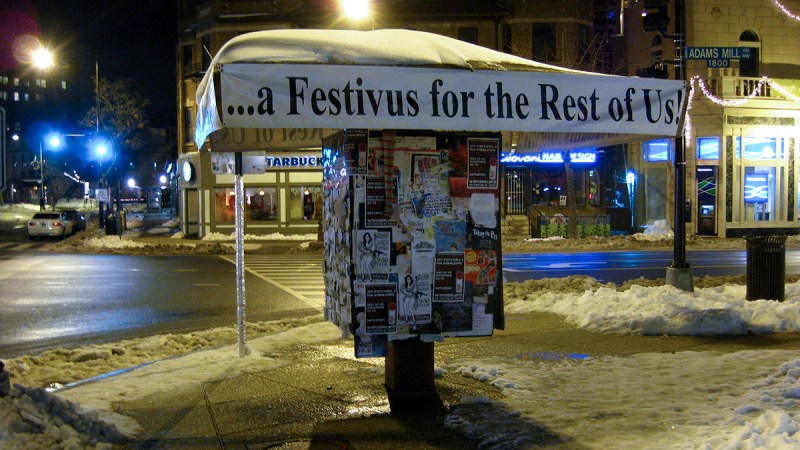 Adams Morgan Festivus Kiosk