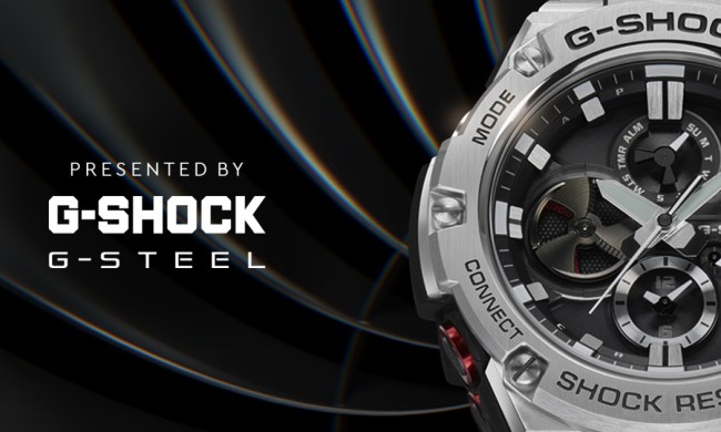 g-steel g-shock watch