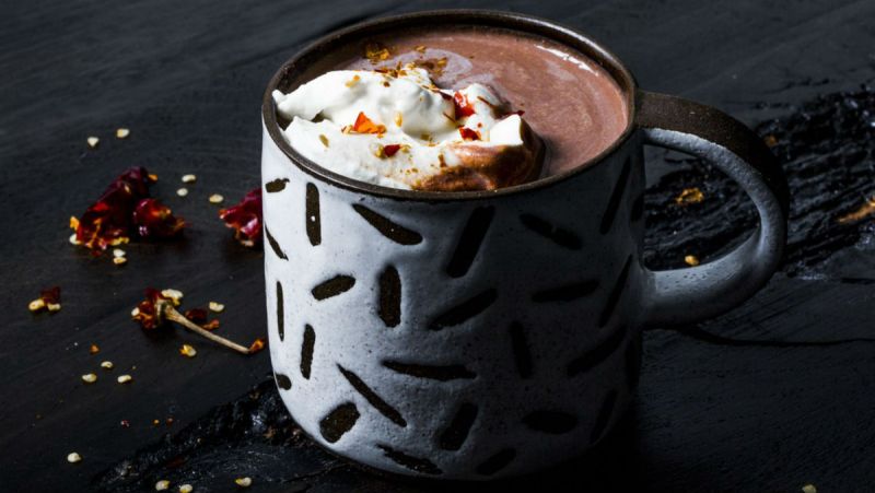 red wine hot chocolate