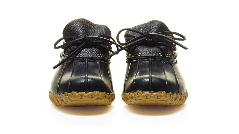 LL Bean Rubber Moc Black