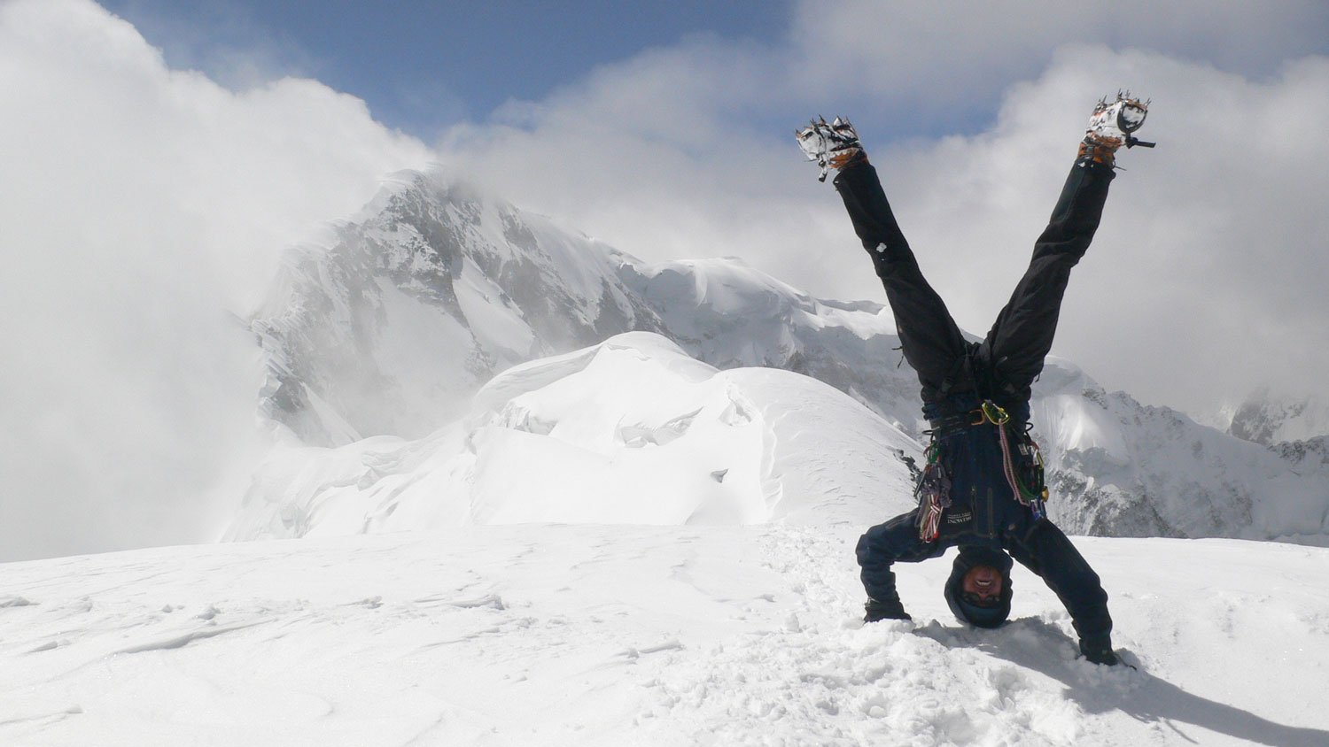 interview mountain climber jake meyer on the summit of peak chapayev in kazakhstan  6300m