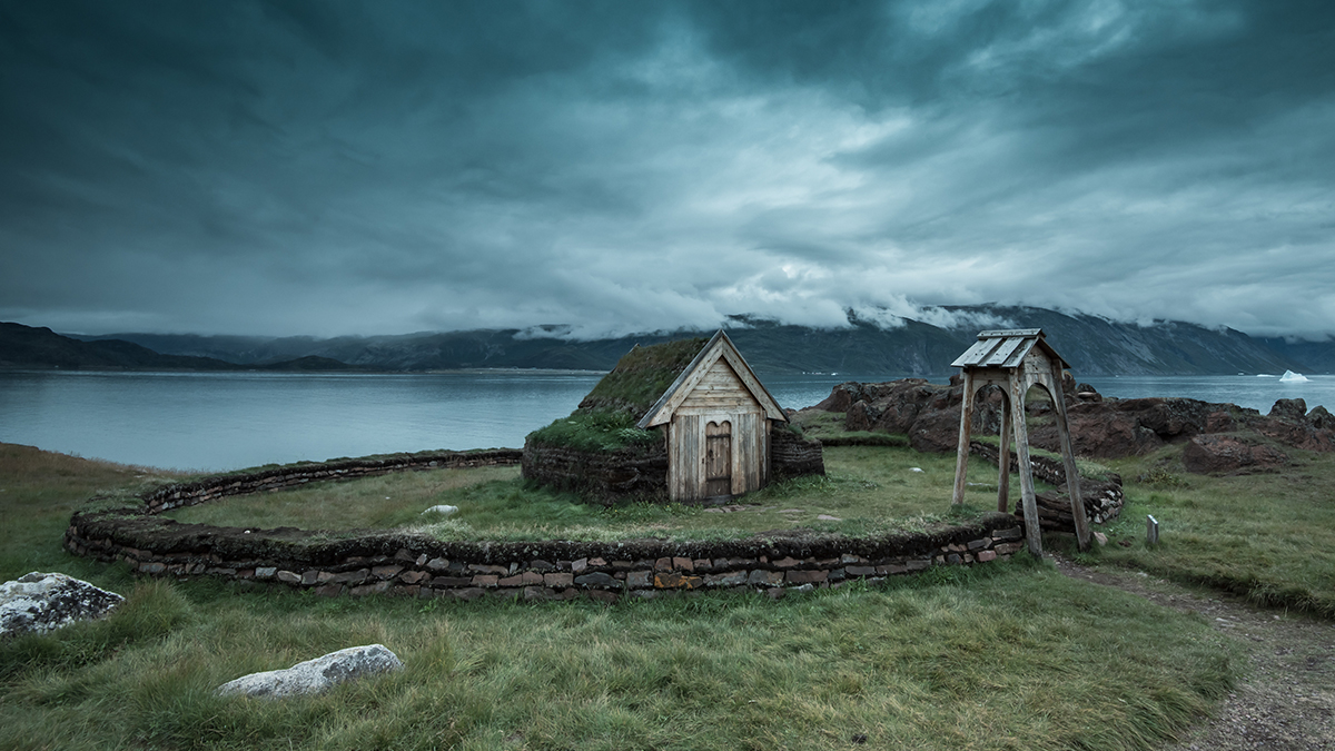 travel southern greenland gear reconstructed church