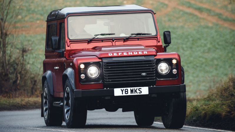 land rover defender works v8