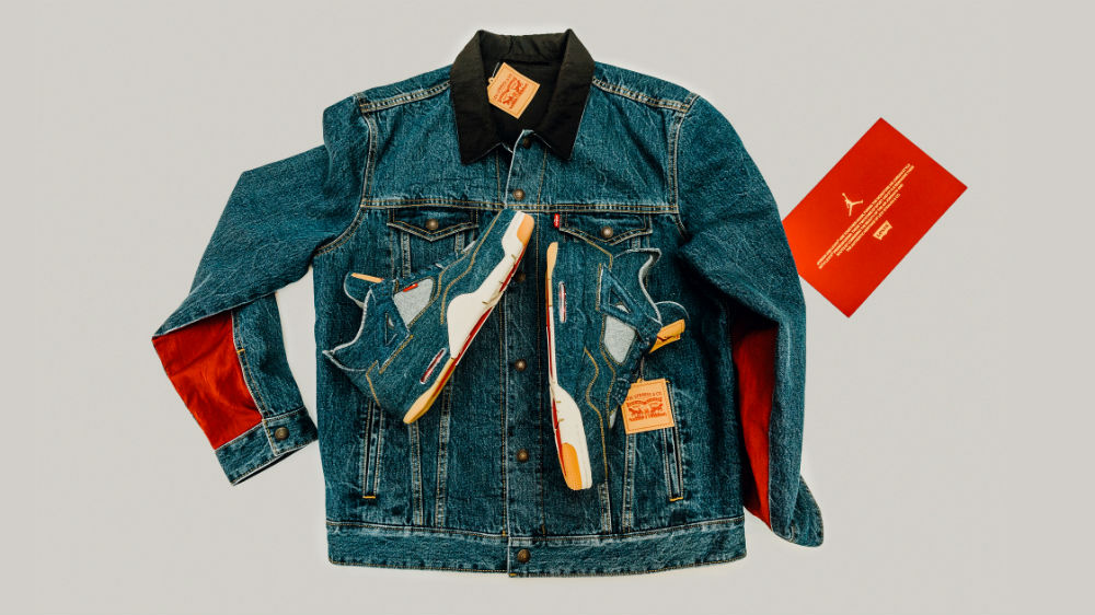 Jordan and Levi's Team Up for a Pair of Denim Sneakers and Matching Jacket  - The Manual