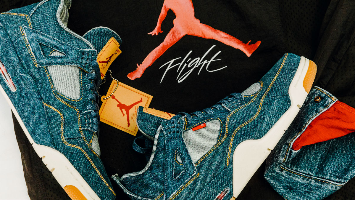 Jordan and Levi's Team Up for a Pair of Denim Sneakers and