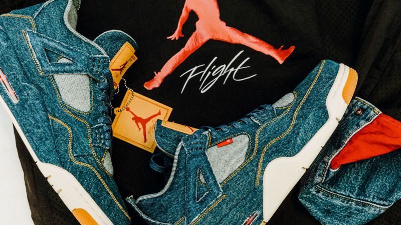 Jordan and Levi's Team Up for a Pair of Denim Sneakers and Matching Jacket  - The Manual