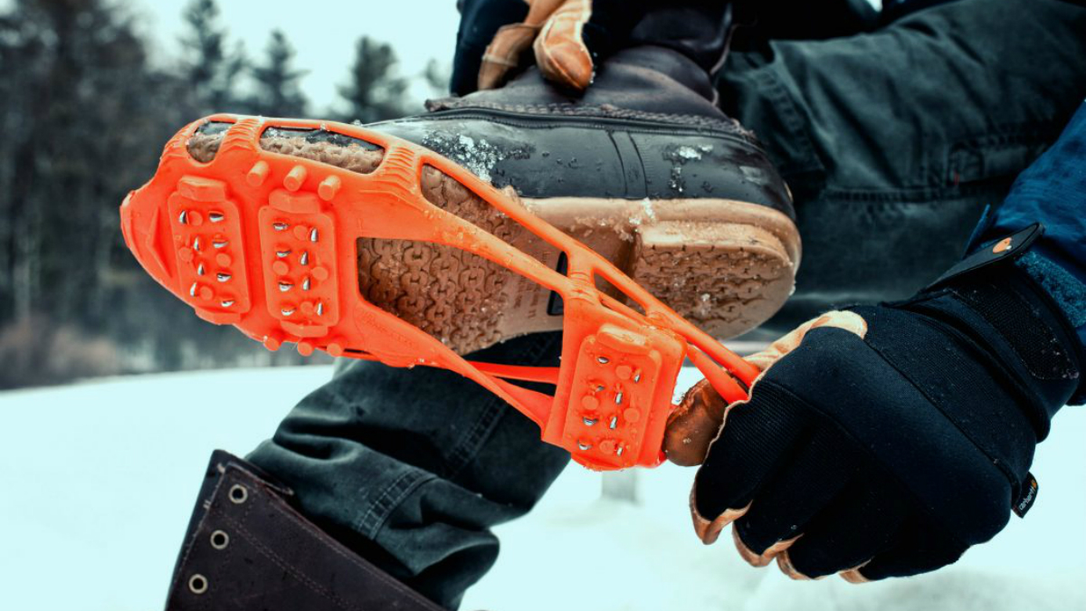 These Snow Cleats are the Key to Trekking Safely During Icy Conditions