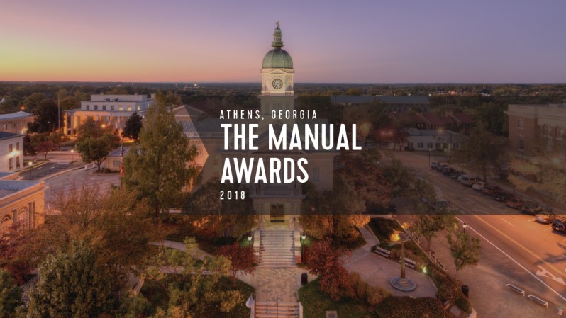 the manual awards 2018 athens, georgia