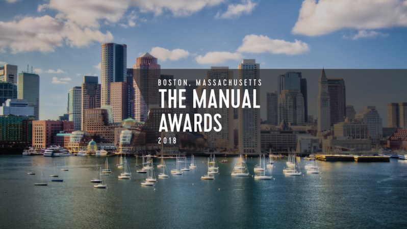 the manual awards 2018 boston, massachusetts