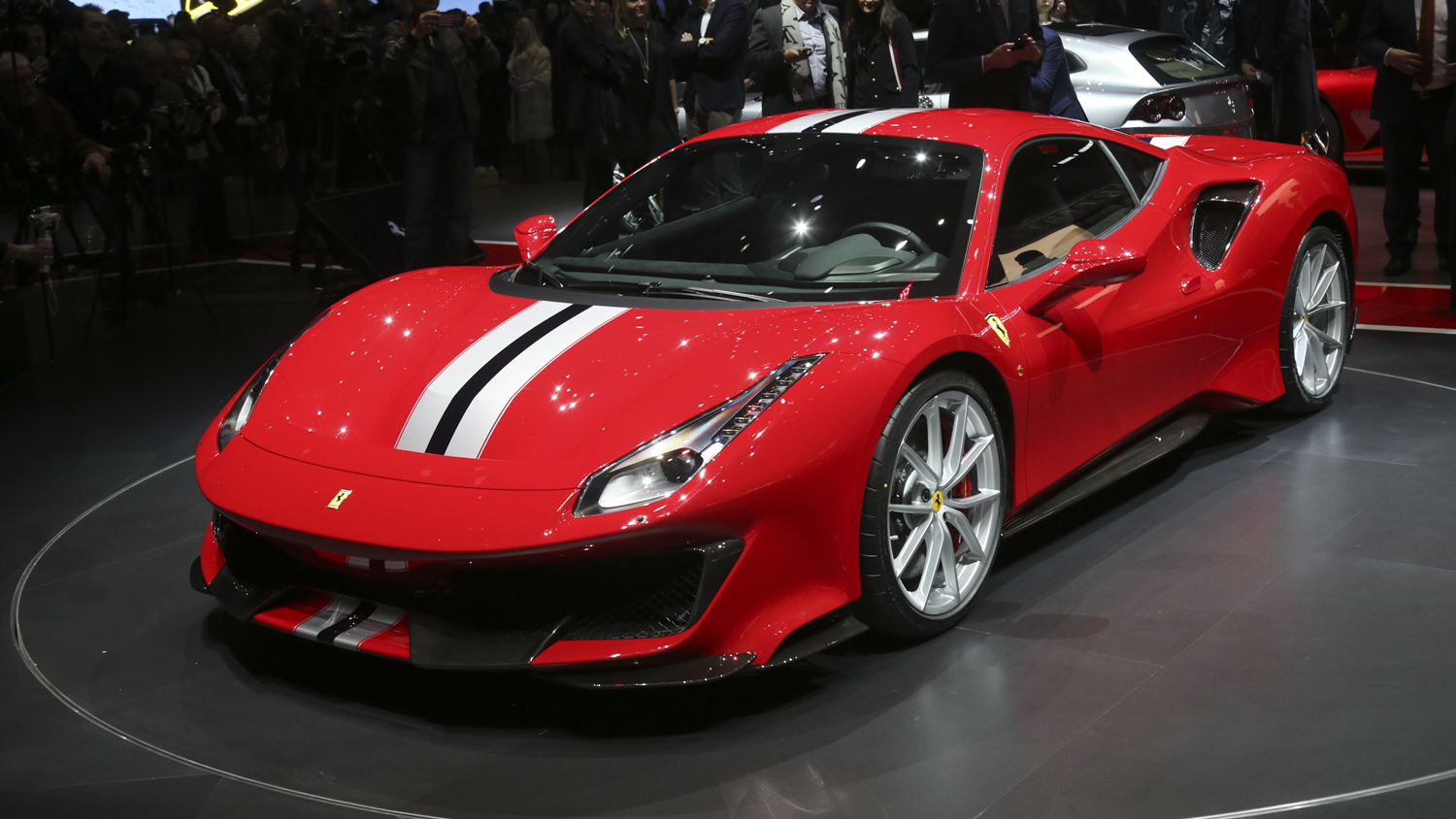 biggest reveals 2018 geneva motor show ferrari 488 pista 2