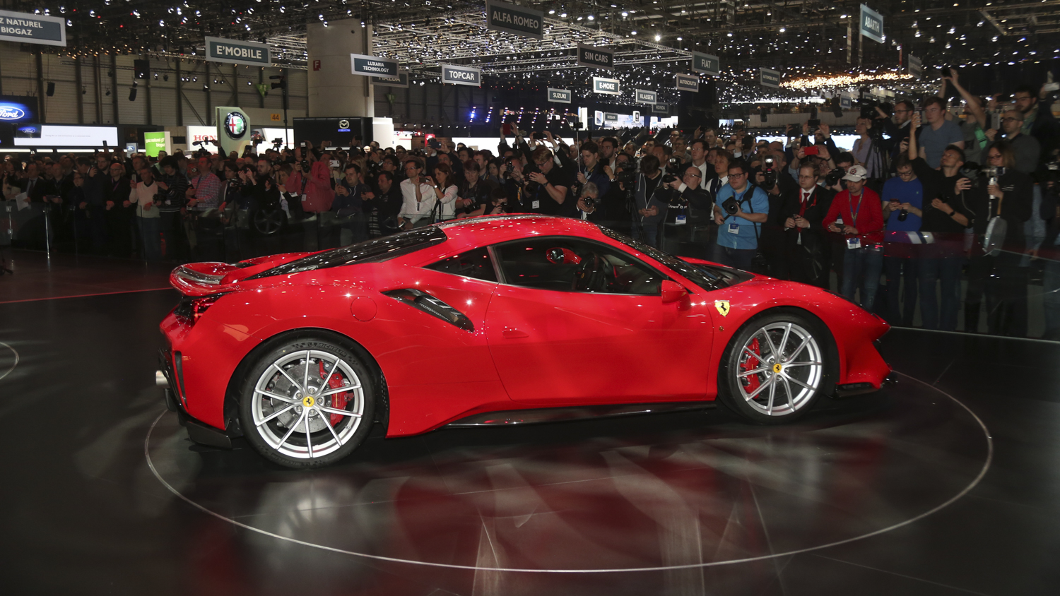 biggest reveals 2018 geneva motor show ferrari 488 pista 3