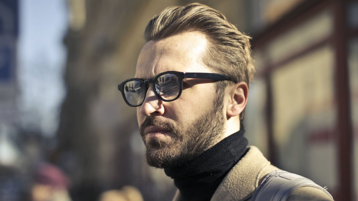 man thinning hair