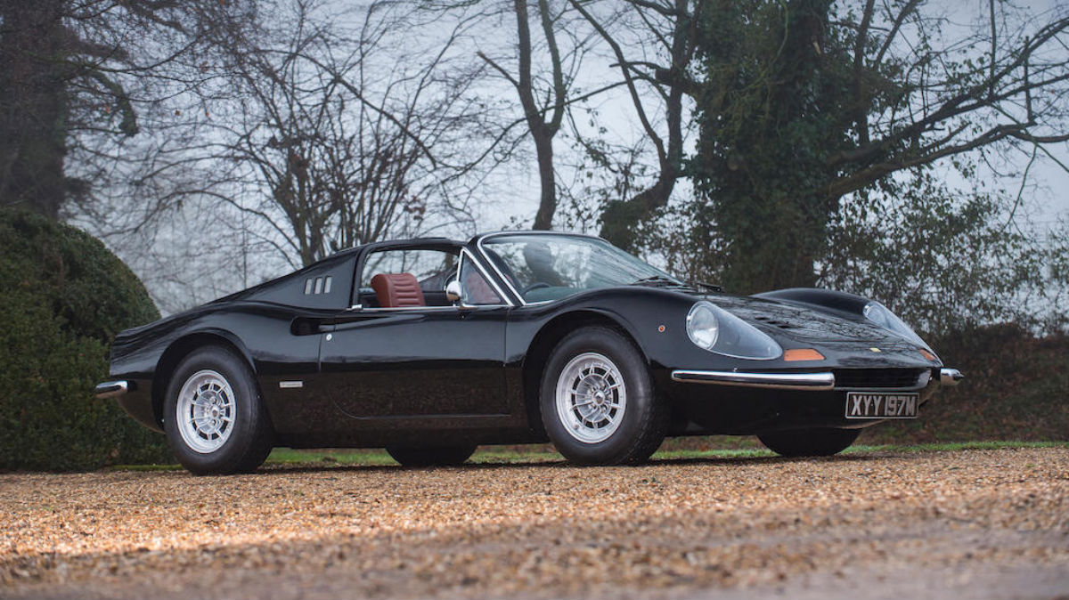 Nick Mason 1974 Ferrari Dino 246 GT Spyder 4