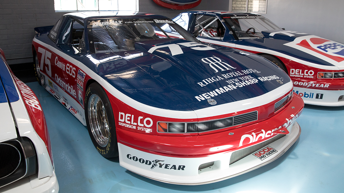 san marino motor classic paul newman race cars 1990 oldsmobile cutlass