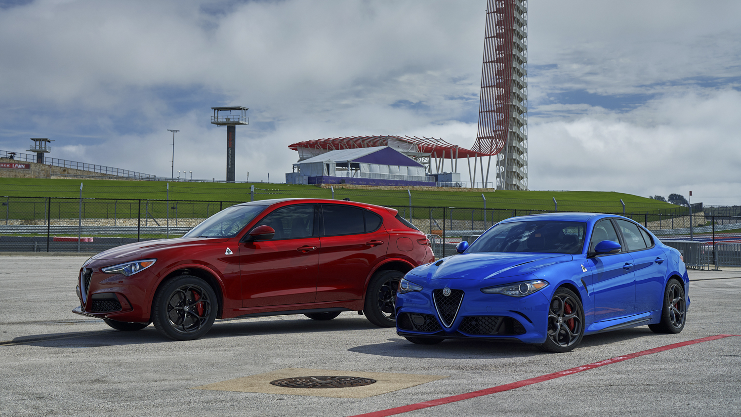 alfa romeo giulia coupe hybrid 2018 stelvio quadrifoglio in rosso competizione and g