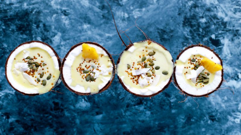 Coconut pina colada rum cream liqueur