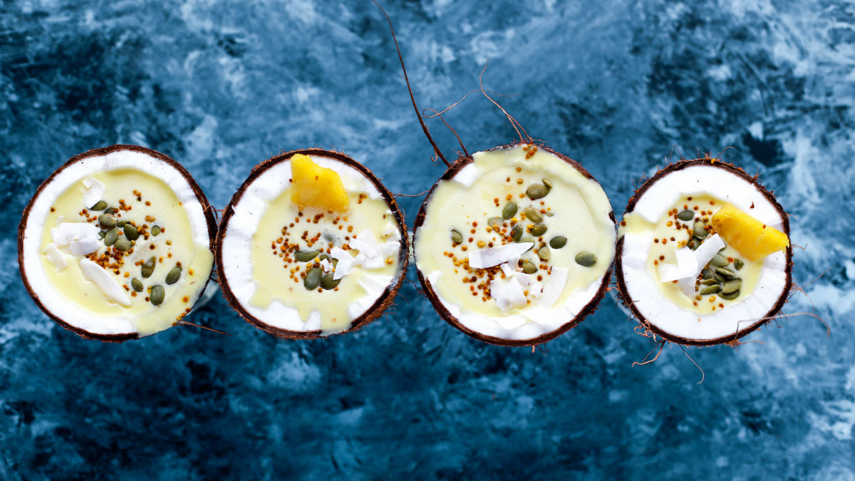 Coconut pina colada rum cream liqueur