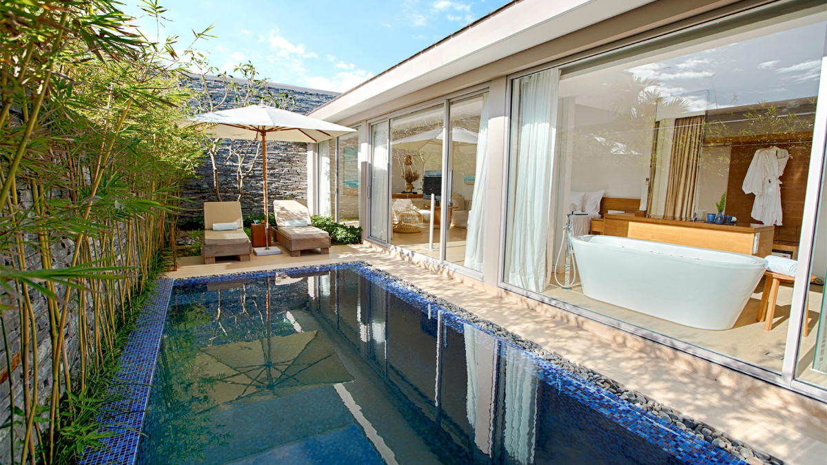 best resorts seaside ocean pool villa 2