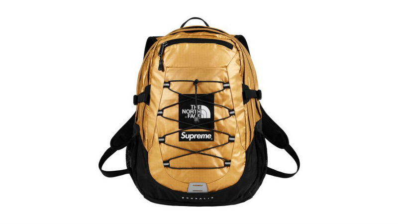the north face supreme borealis backpack gold