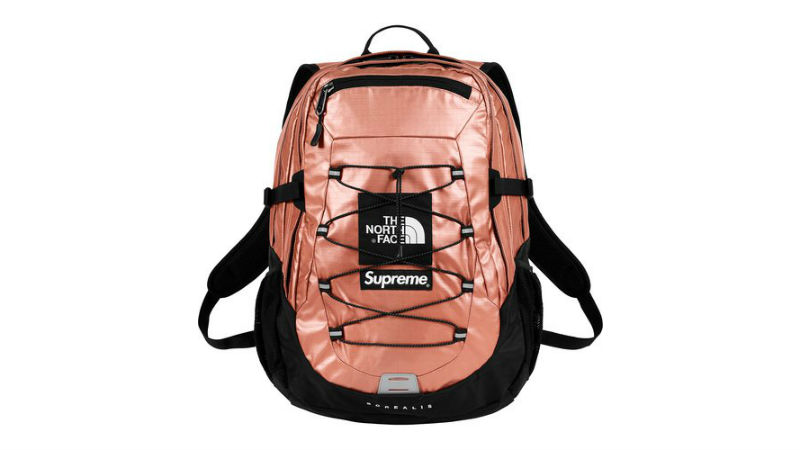 the north face supreme borealis backpack rose gold