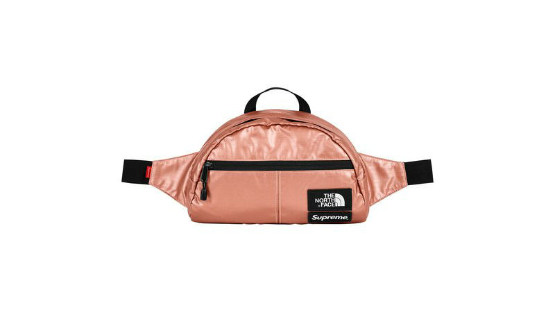 the north face supreme roo ii lumbar pack rose gold