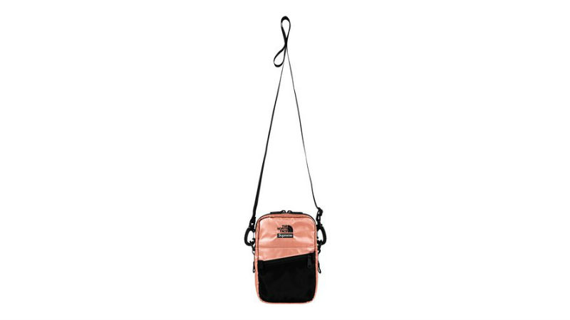 the north face supreme shoulder bag rose gold