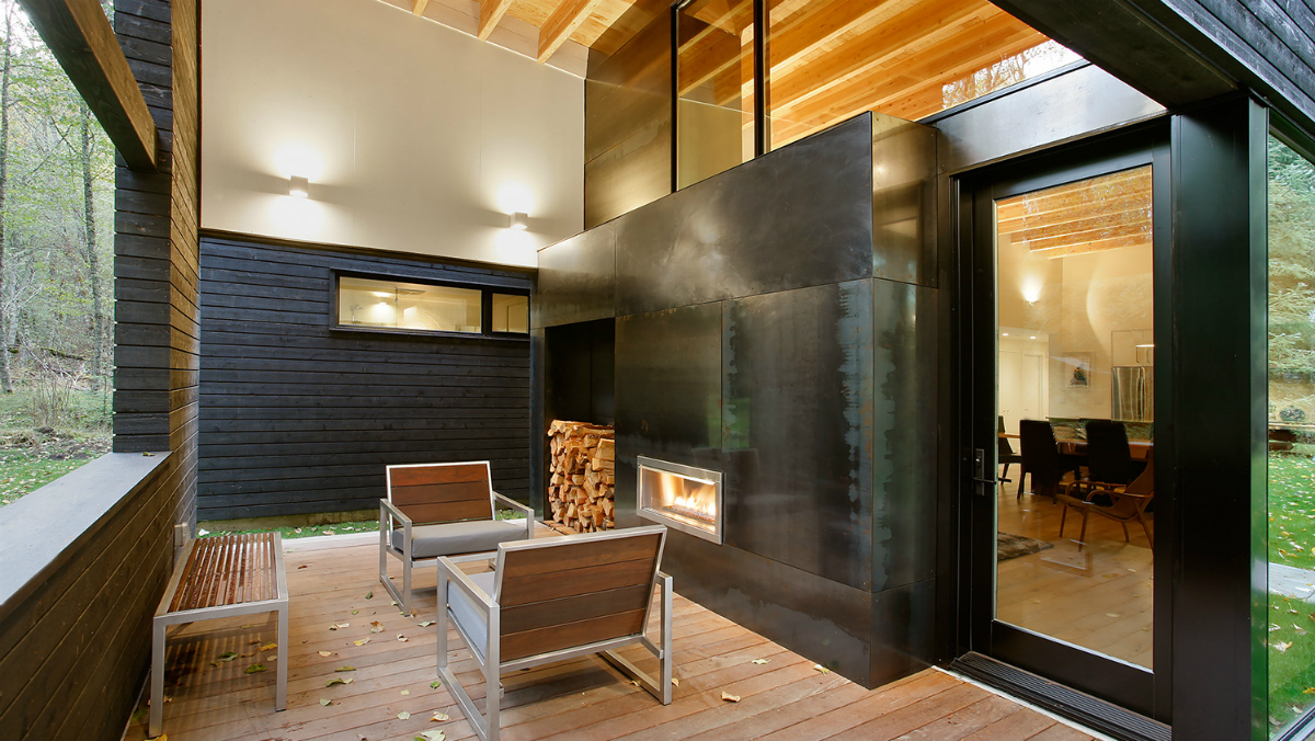 courtyard house on a river robert hutchison architecture 8513
