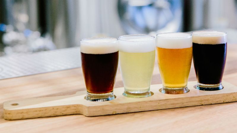 circa brewing company beer flight