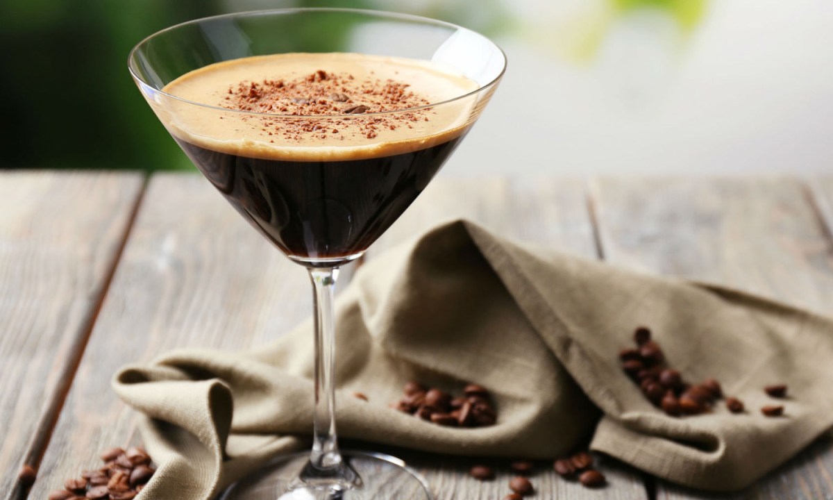 Espresso martini cocktail