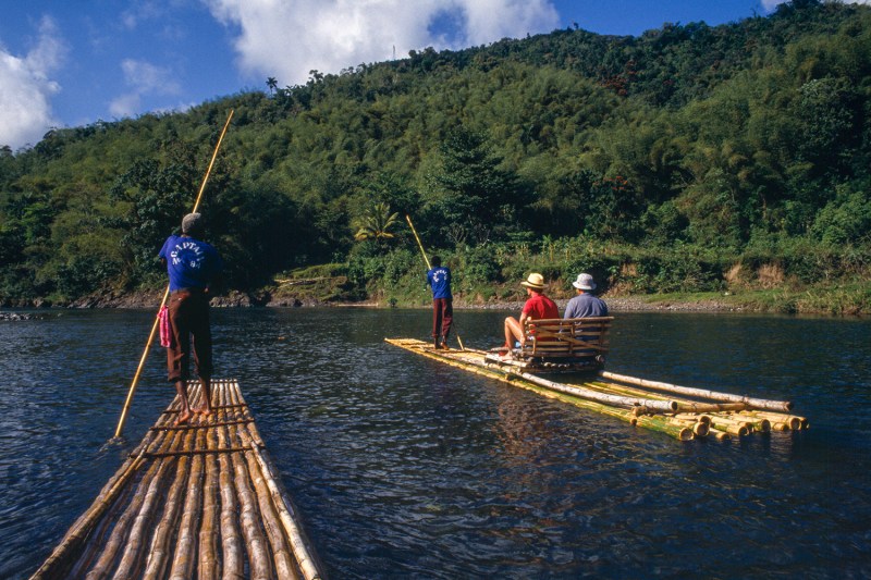 A view of Jamaica from the water.