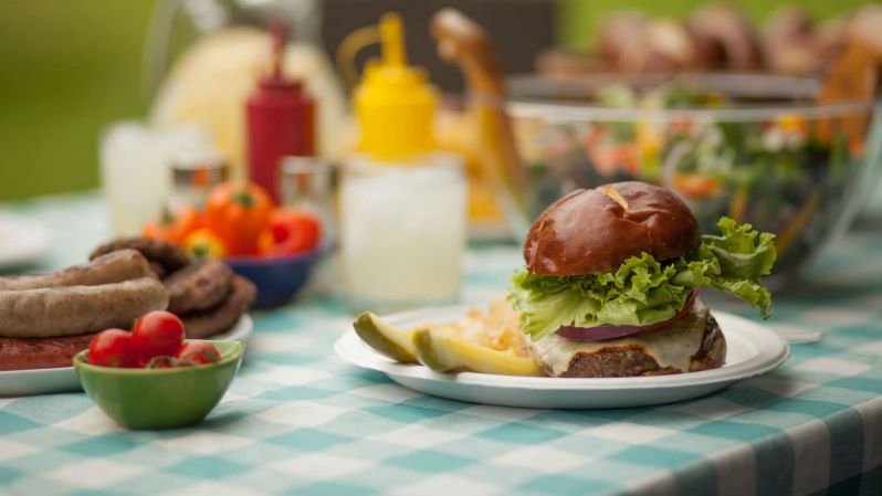 Pretzilla Pretzel Burger Buns barbecue picnic 