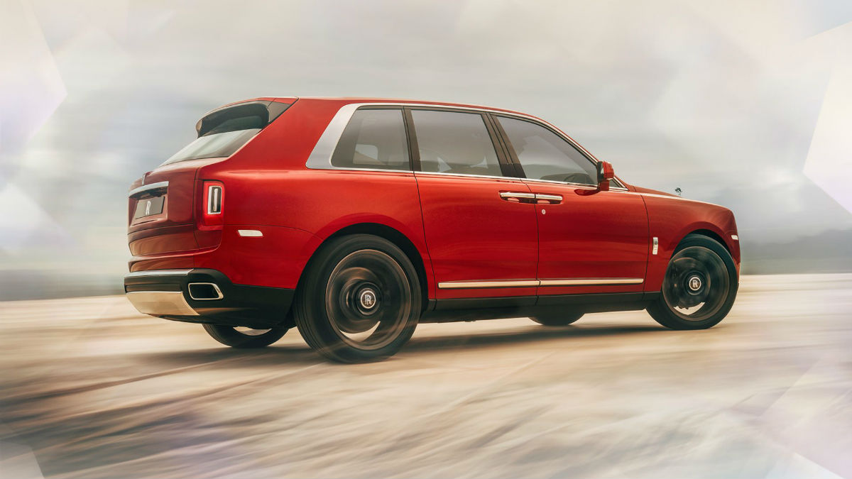 rolls royce cullinan exterior profile