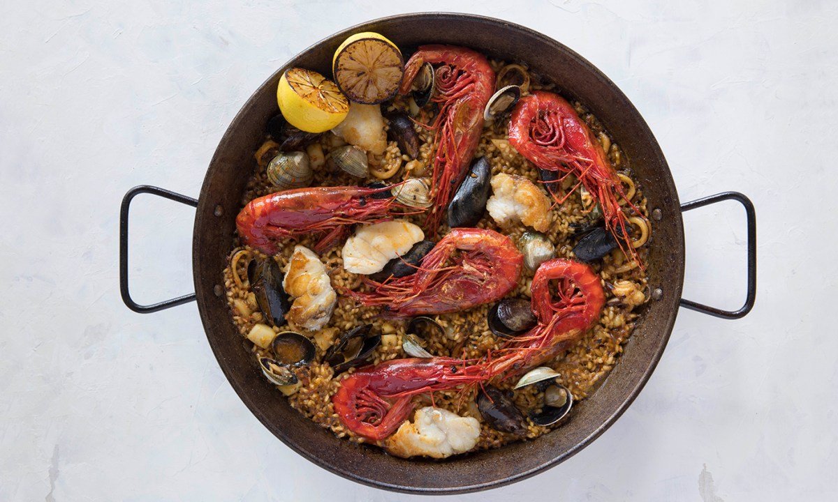 bring a taste of spanish tapas to your table with the boqueria cookbook seafood paella by