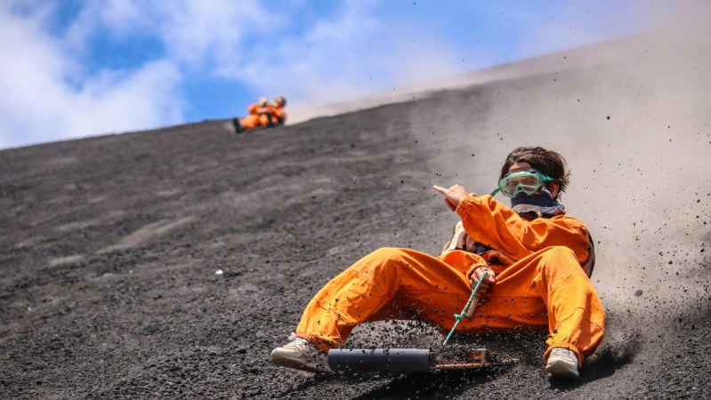 Volcano Boarding