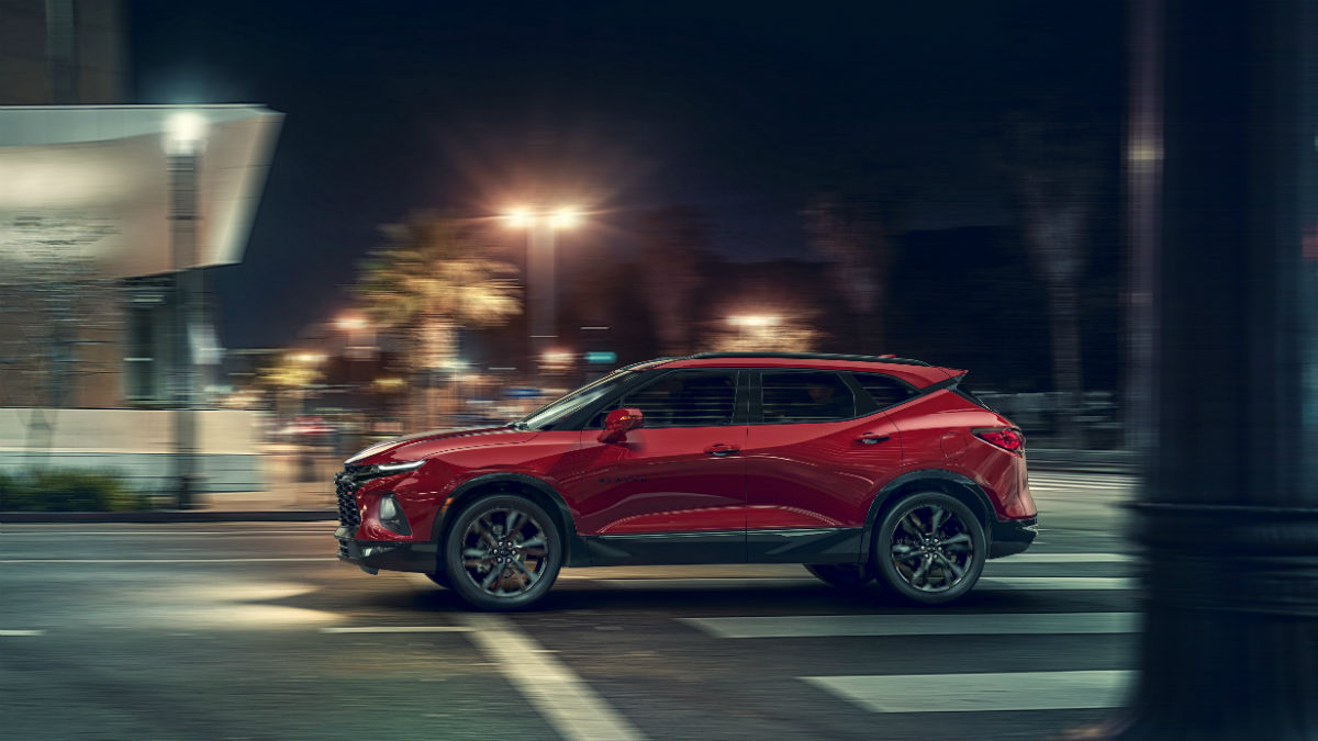 2019 chevy blazer profile