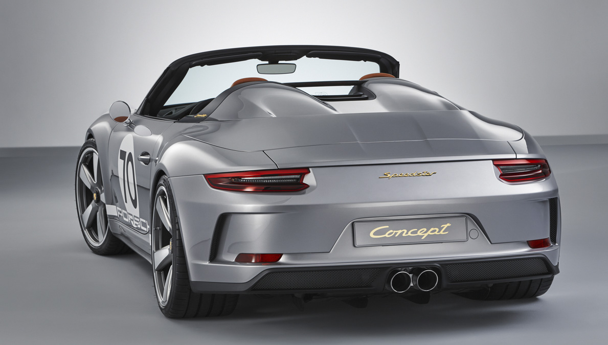 porsche celebrates 70th anniversary 911 speedster concept 13