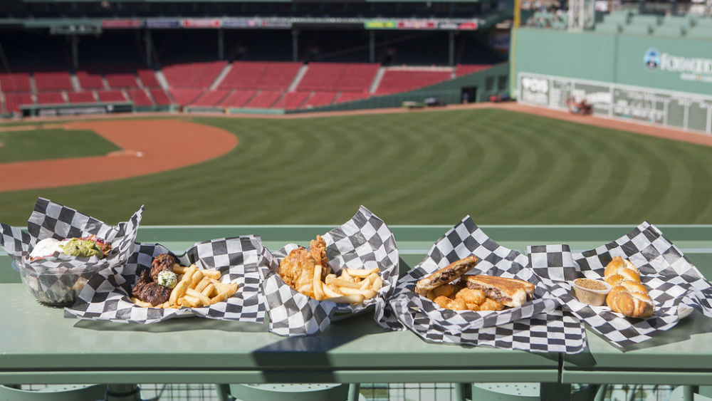 Fenway park Sam Deck menu