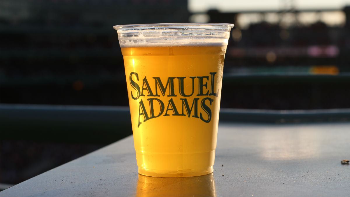 fenway park sam deck sam adams beer