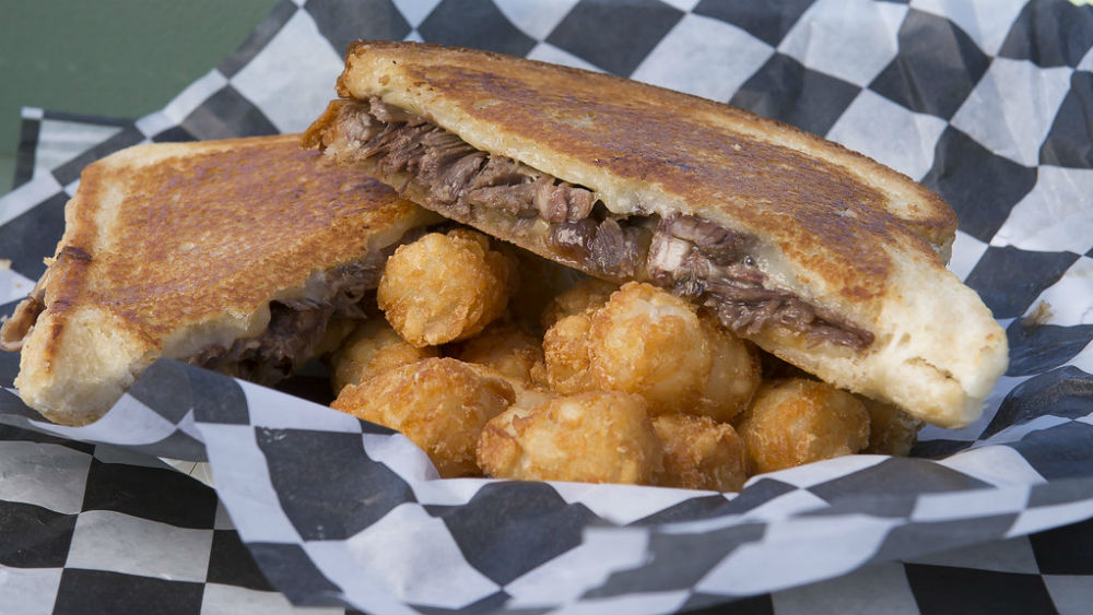 Fenway park Sam Deck Short Rib Grilled Cheese