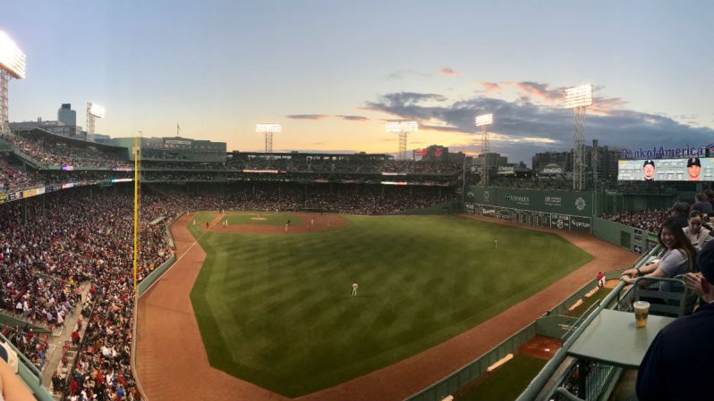 fenway park sam deck view