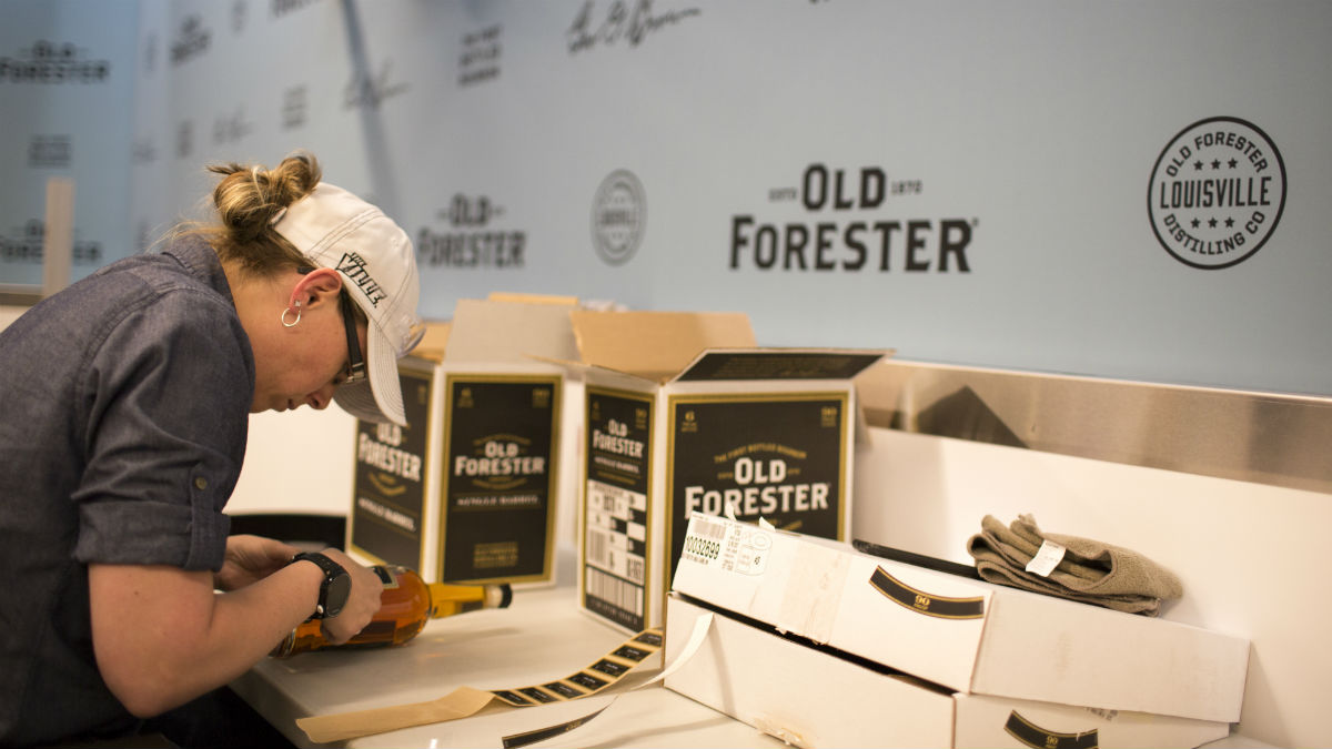 Old Forester Distilling Company HanLabeling