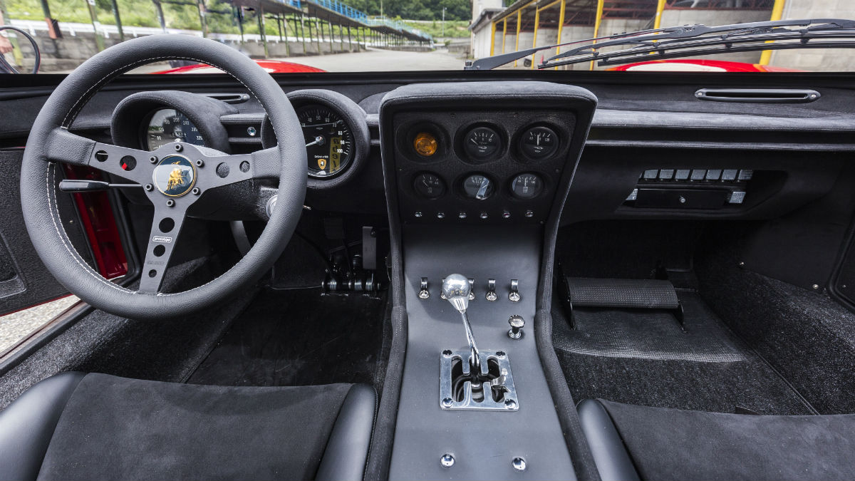 Lamborghini Miura Restoration interior