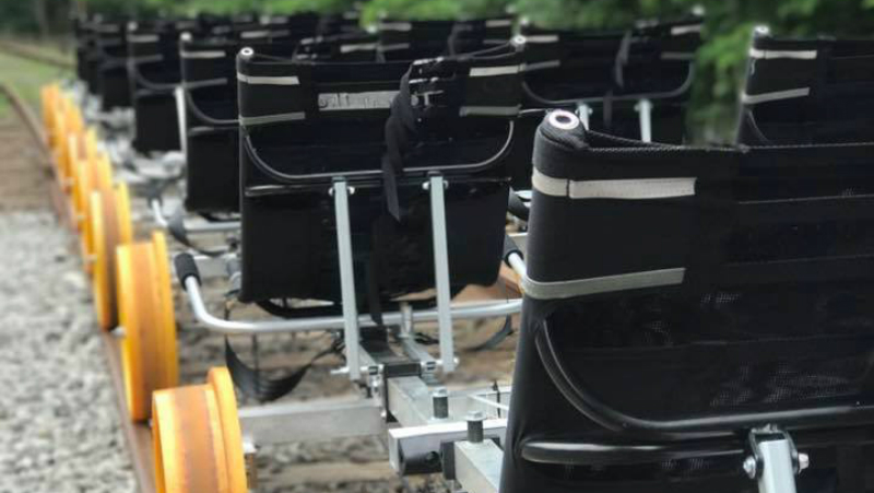 revolution rail co 2 rail bike