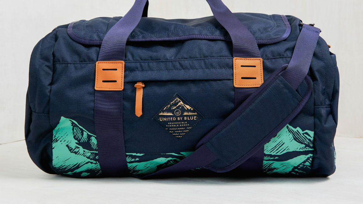 united by blue arc duffle