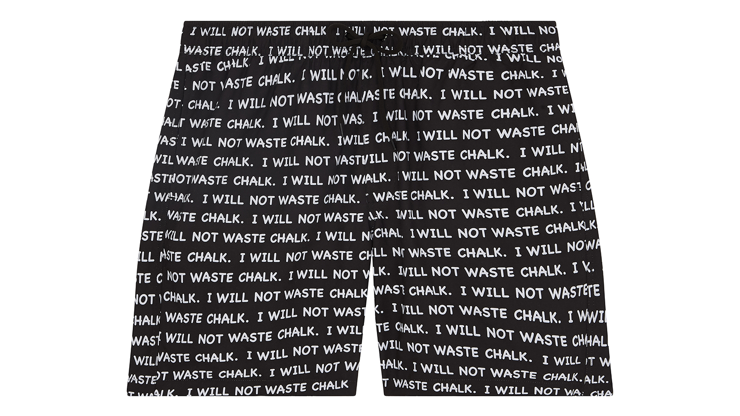 asos x the simpsons collection chalkboardshortsblack