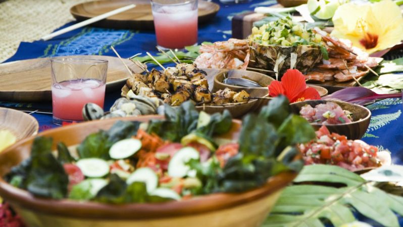 luau party food ideas