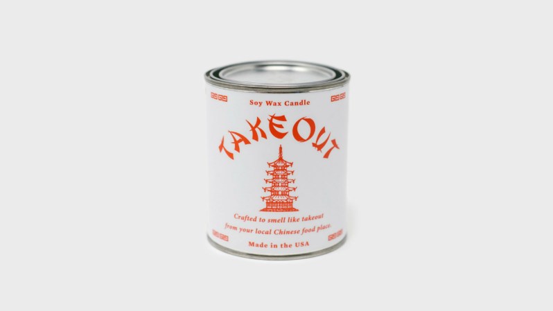 chinese takeout candle
