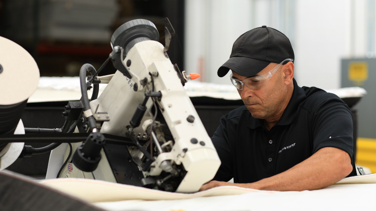 inside look stearns and foster mattress factory photos 3