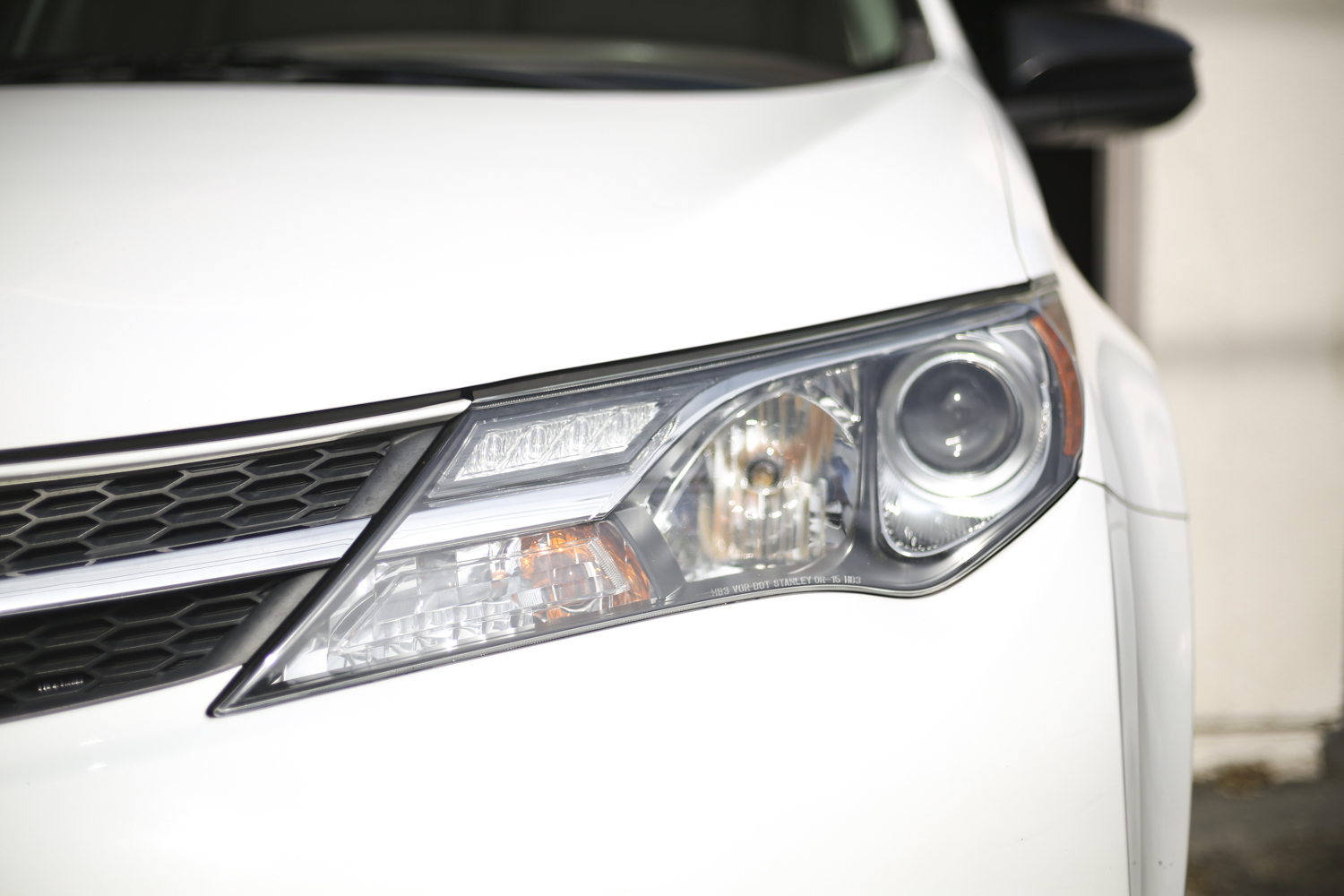 A clean headlight