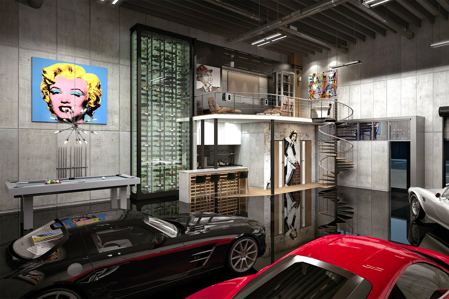 collection suites offers luxury condos just for storing your car room 3